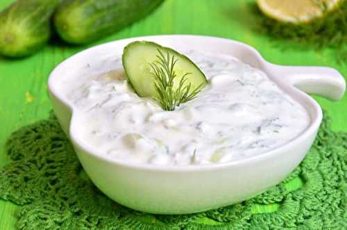 Une recette absolument parfaite de sauce tzatziki!