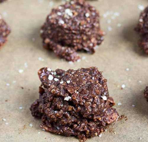 Une recette de bouchées de quinoa au chocolat (Super facile!)