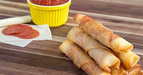 Une recette de egg rolls de pizza! (Ou de pizza au egg rolls)