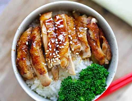 Une recette facile de poulet teriyaki et la sauce est fabuleuse!
