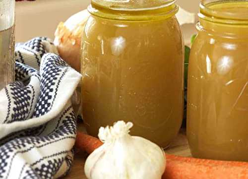 Une recette facile pour faire son bouillon de bœuf maison (très pratique!)