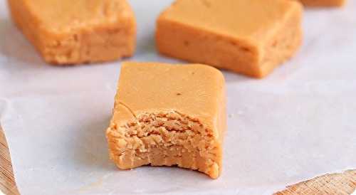 Une recette santé pour faire un bon fudge au beurre d'arachide!