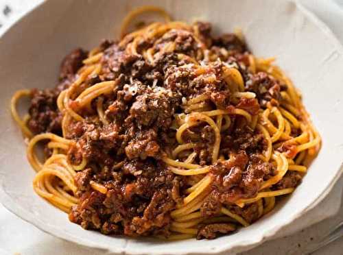 Une sauce à spaghetti bolognaise très facile à faire dans la mijoteuse!