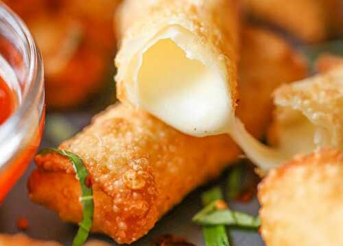 Les bâtonnets de fromage style Wonton sont absolument parfait!