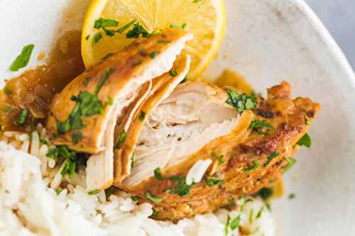 Poulet citronné à l’autocuiseur