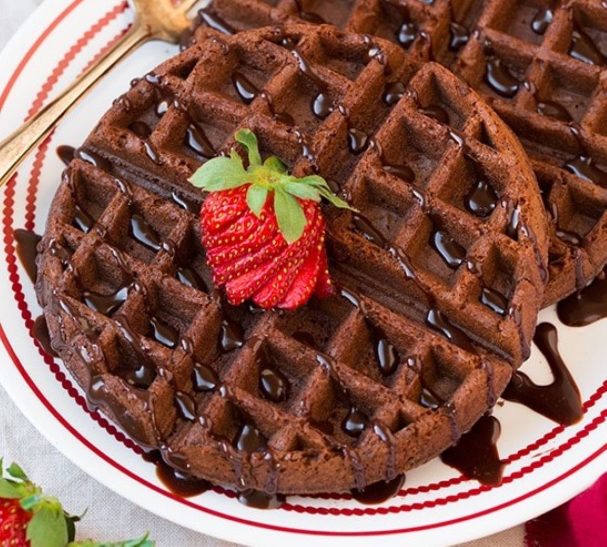 Gaufre au chocolat