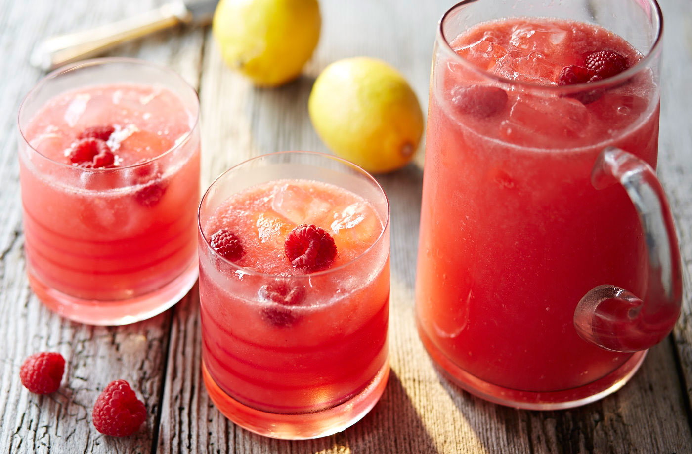 Limonade à la framboise