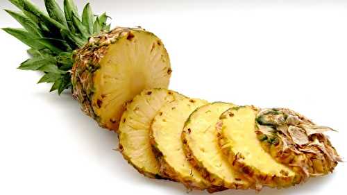 Ananas rôti et son crumble au speculoos