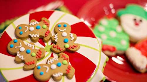 Biscuits en pain d?épices de Noël