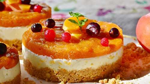 Cheesecake aux abricots