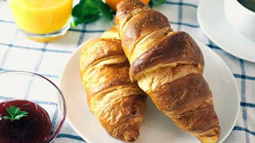 Croissants au beurre maison