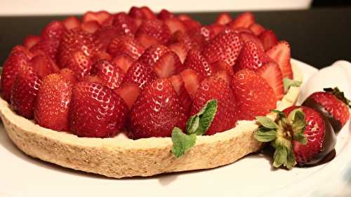 Délicieuse tarte aux fraises