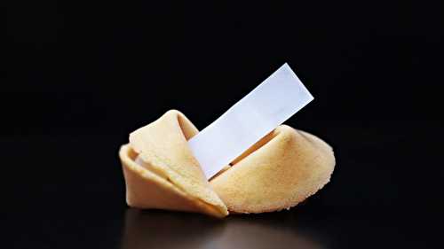 Fortune cookies (biscuits de chance asiatiques)