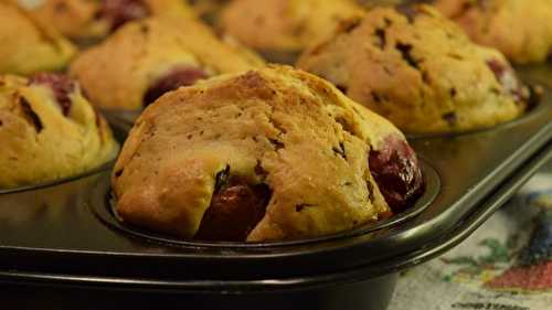 Muffins aux cerises