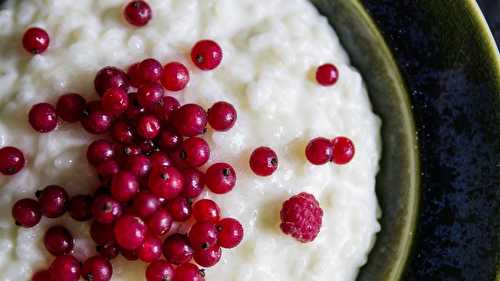 Riz au lait du chef