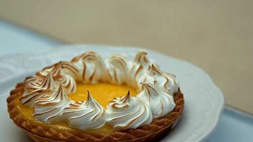 Tartelette au citron meringuée