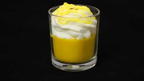 Verrine de citron meringuée