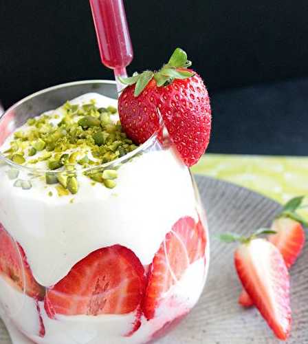 Verrines De Tiramisu Aux Fraises