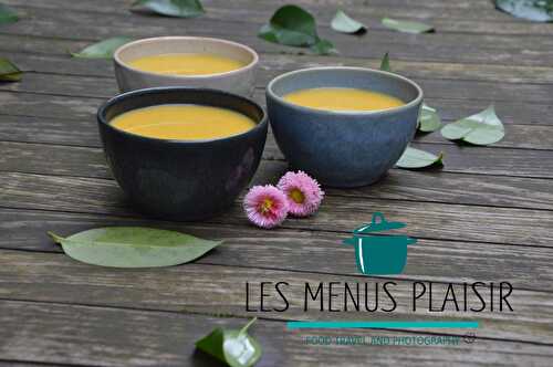 Velouté de courge et de lentilles corail