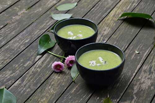 Velouté de courgettes au Stilton