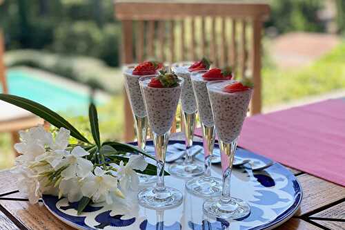 Pudding de graines de chia au lait de coco