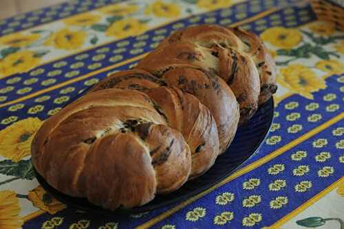 Brioche à la mie filante aux pépites de chocolat