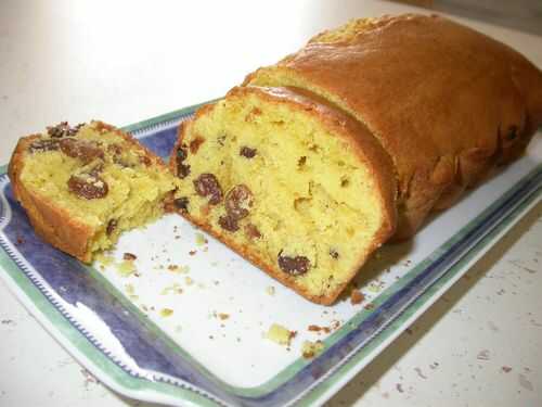 Cake aux raisins et au Bailey's