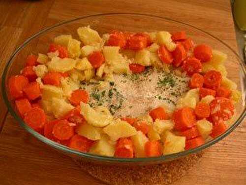 Filet de fletant aux pommes de terre et carottes - Les Mets de Rosy