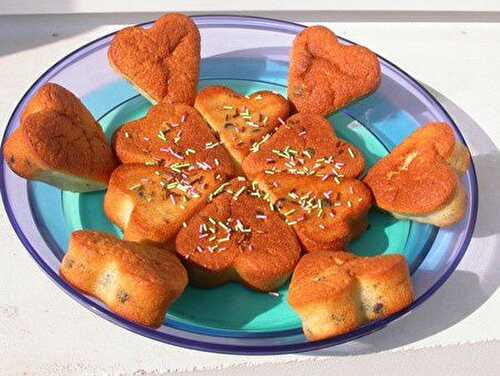 Financiers amandes noisettes et pépites de chocolat