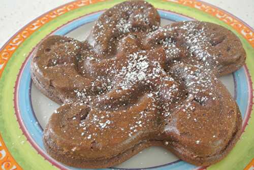 Gâteau au chocolat et crème de marrons