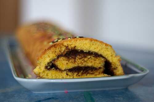 Gâteau roulé au chocolat