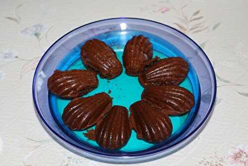 Madeleines au chocolat et au citron