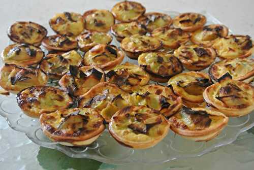 Mini tartelettes poireaux/Saint Jacques saveur vanille