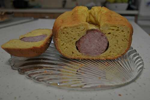 Saucisson en brioche rapide