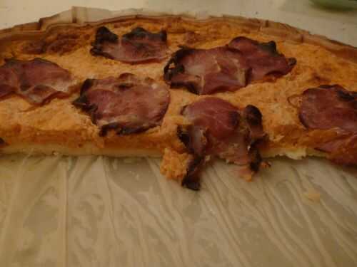 Tarte au potiron et au bacon