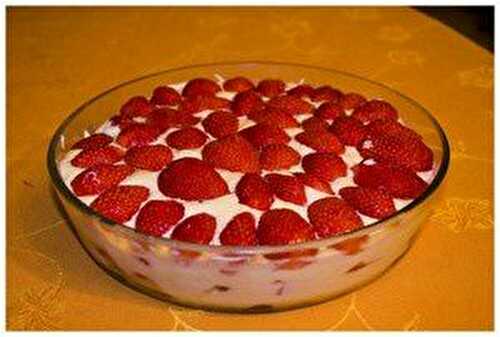 Tiramisu aux fraises