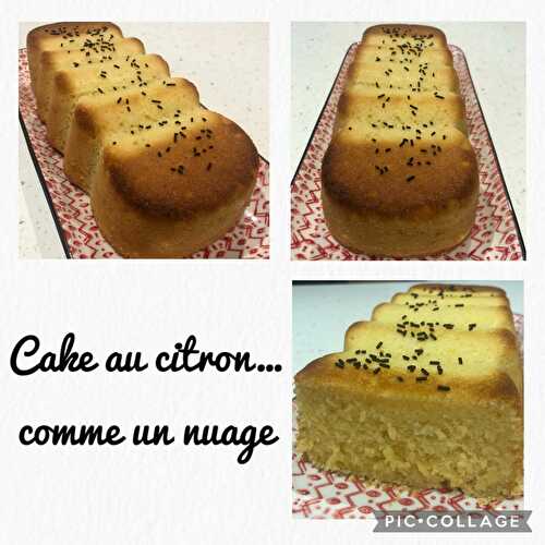 Cake au citron...comme un nuage