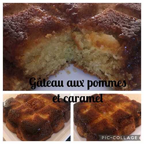 Gateau aux pommes et au caramel