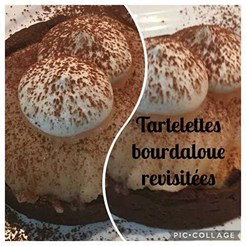 Tartelettes bourdaloue revisitées
