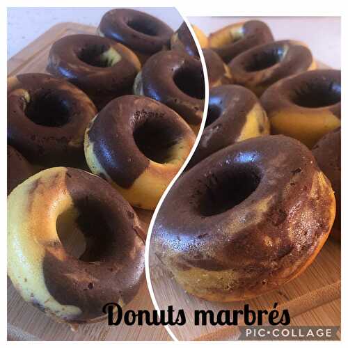 Donuts marbrés