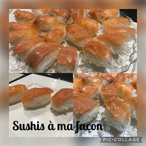 Sushis à ma façon