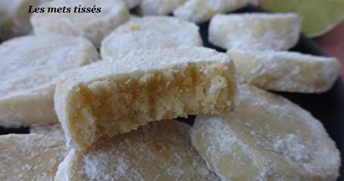 BISCUITS FONDANTS AU CITRON VERT