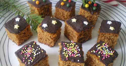 BOUCHÉES DE PAIN D’ÉPICES AU CHOCOLAT