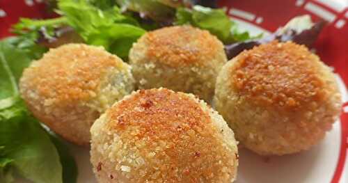 BOULETTES DE RISOTTO COEUR AU COMTE