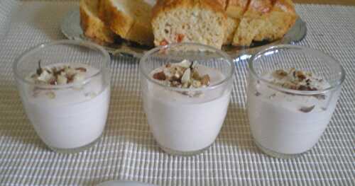 CAKE CHÈVRE/TOMATES SÉCHÉES ET MOUSSE DE CHORIZO