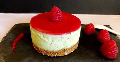 CHEESECAKE AVOCAT FRAMBOISES (SANS CUISSON)