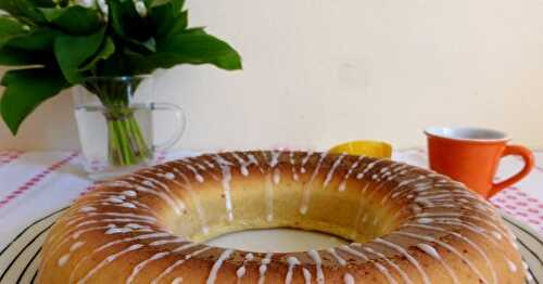 CIAMBELLONE COURONNE AU MASCARPONE ET CITRON