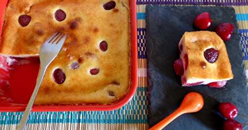 CLAFOUTIS CERISES ET MASCARPONE