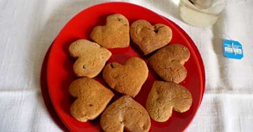 COEURS CROUSTI-FONDANTS SPÉCULOOS ET PÉPITE DE CHOCOLAT