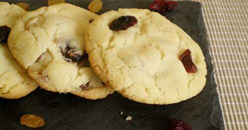 COOKIES RAISINS/ CRANBERRIES A LA PURÉE D'AMANDES